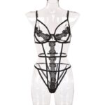 Fato de pelúcia com gravata floral preta listrada