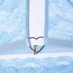 Chain Lace Fashion Girl Sexy Lingerie Set Metal Link Details