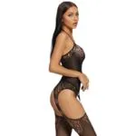 Suspensório Bodystocking Perspectiva sem Crotchless Show Right Show