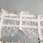 Garter Details Of Lace Sexy Bridal Bra Set