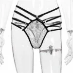 Halter Lace Bra Sexy Lingerie Set pikkuhousujen yksityiskohdat