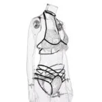 Halter Lace Bra Sexy Lingerie Set Site View