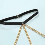 Lace Polka Dot Ruffle Bustier Bran Set Neck Ring