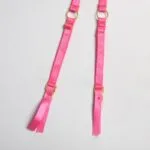 Lace Stitching Bow Girl Suit Belt Details
