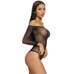 Langærmet Sparkle And Shine Rhinestone Bodystocking Venstre visning