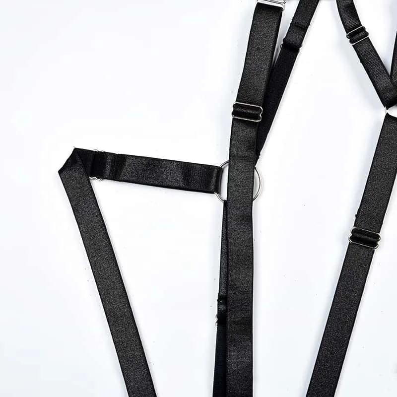 Sexy Cutout Body Sculpting StrappyTeddy Suit Waist Details