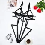 Sexy Cutout Body Sculpting Strapy Teddy Suit Over View