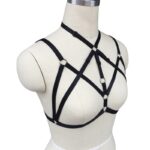 Sexy Halter Strappy Cage Bralette Vue de droite