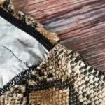 Snake Deep-v Open Cup Teddy Suit Fabric Details