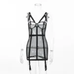 Strap Perspective Sling Mesh Chemise Display Strap Perspective Sling Mesh Chemise Display