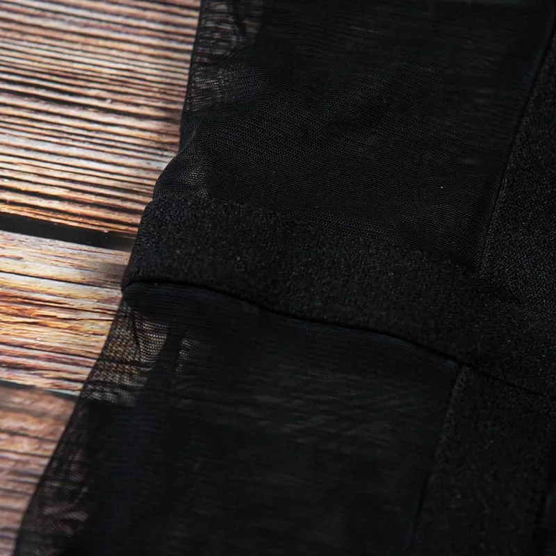 Strap Perspective Sling Mesh Chemise Meterial Details Strap Perspective Sling Mesh Chemise Meterielle detaljer