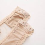 Läpinäkyvät brodeeratut seksikkäät nallet naisille haaran yksityiskohdat