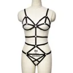 Wholesale Nightclub Style Breasts Chest Harness Lingerie Front View Wholesale Nightclub Style Breasts Chest Harness Lingerie Front View