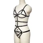 Wholesale Nightclub Style Breasts Chest Harness Lingerie Left View Wholesale Nightclub Style Breasts Chest Harness Lingerie Left View