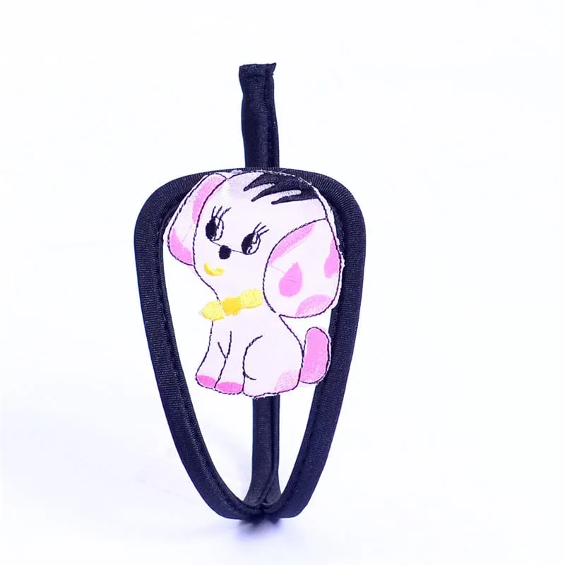 Pferd Sexy und niedliche Cartoon-Stickerei C-String-Höschen