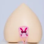 Pink Bunny Head Sexy und süße Cartoon-Stickerei C String Panty