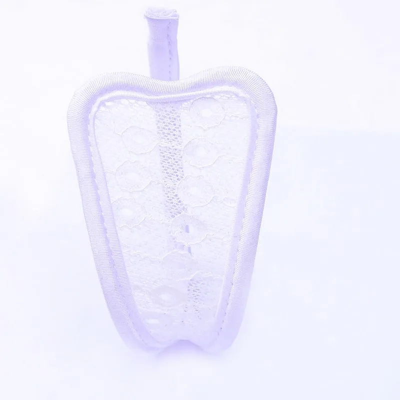 Naisten valkoiset pitsiset seksikkäät C-housut