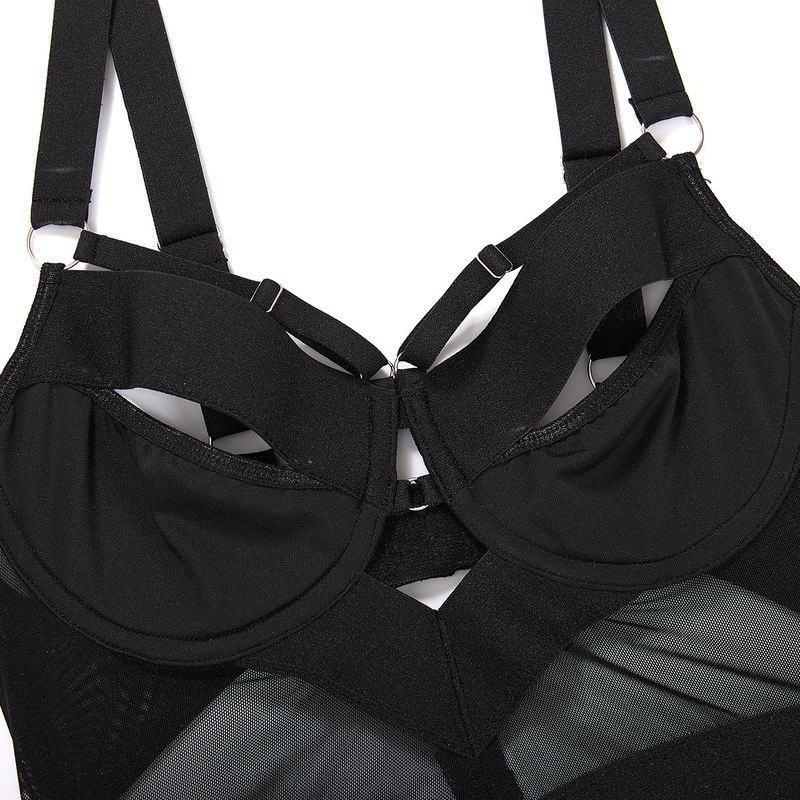 Black Dark Style Sexy Lingerie-Bra Details Black Dark Style Sexy Lingerie-Bra Details