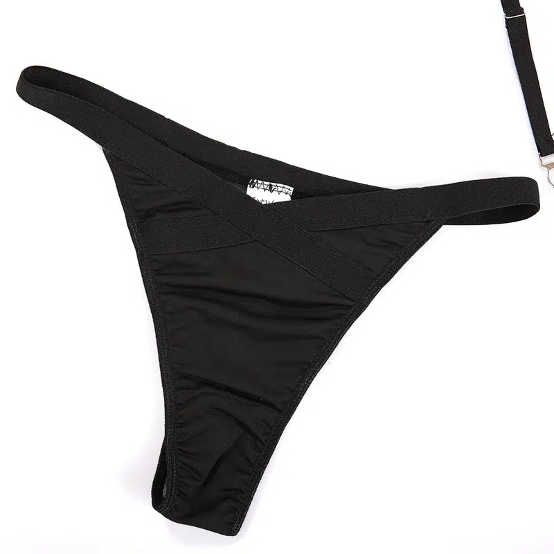 Black Dark Style Sexy Lingerie-Panties View