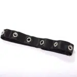 Schwarzes Leder Motorrad BH & Panty Set Neck Chain View