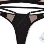 Black Mesh Splicing See-through Sexy Underwear Sexy Suit-Culotte Voir Black Mesh Splicing See-through Sexy Underwear Sexy Suit-Culotte Voir