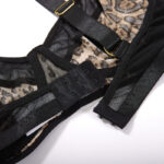 Khaki Leopard Print Perspective Sexy One-Piece Sets Bra Soljen yksityiskohdat Khaki Leopard Print Perspective Sexy One-Piece Sets Bra Soljen yksityiskohdat