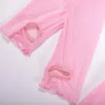Pink Sexy Pure Desire Girls Unterwäsche Sexy Anzug-Handschuh-Details