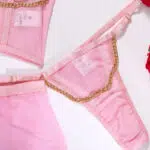 Pink Sexy Pure Desire Mädchen Unterwäsche Sexy Anzug-Höschen-Ansicht