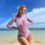 Purppura houkutteleva avoin selkä pitkähihainen bodystocking body Purppura houkutteleva avoin selkä pitkähihainen bodystocking body