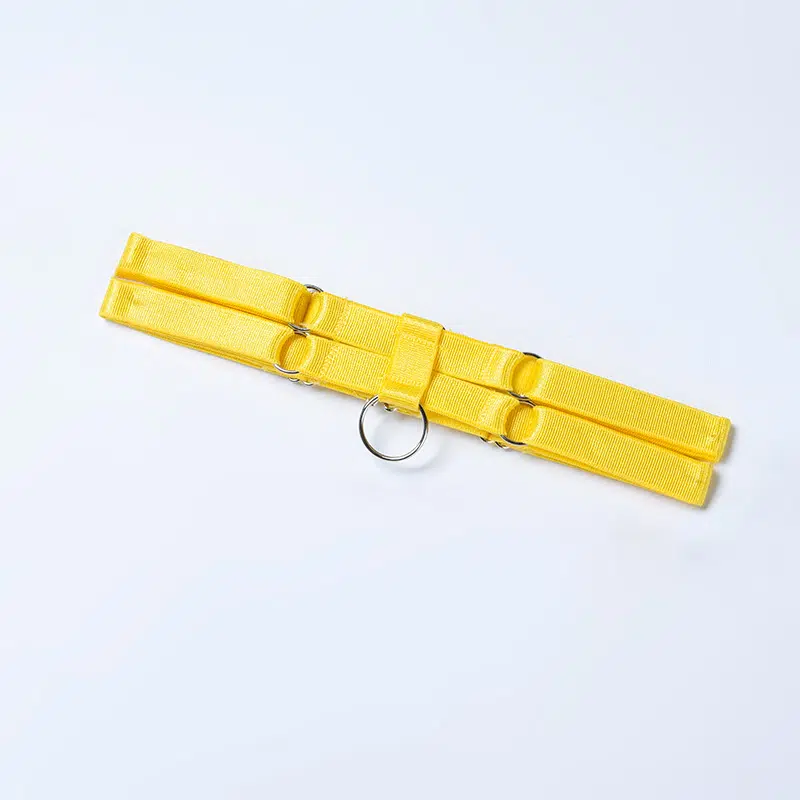 Conjunto de sutiã e calcinha de renda e cílios por atacado com anel de perna bordado de amor