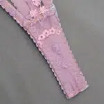 Conjunto de mujeres al por mayor de lencería sexy de nuevo estilo con detalles florales de la entrepierna del bordado