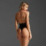 Venta al por mayor Sexy Halterneck Tanga Bodystocking Back Show Venta al por mayor Sexy Halterneck Tanga Bodystocking Back Show
