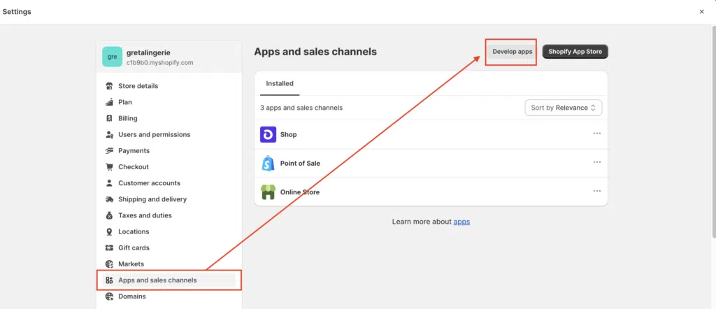 Hur använder man vårt Shopify-synkroniseringssystem? Skapa APP