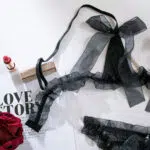 Wholesale Black Pearl Bra and Underwear Set in Tulle Details Show Wholesale Black Pearl Bra and Underwear Set in Tulle Details Show