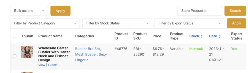 Hur använder man vårt Shopify-synkroniseringssystem? exportprodukt