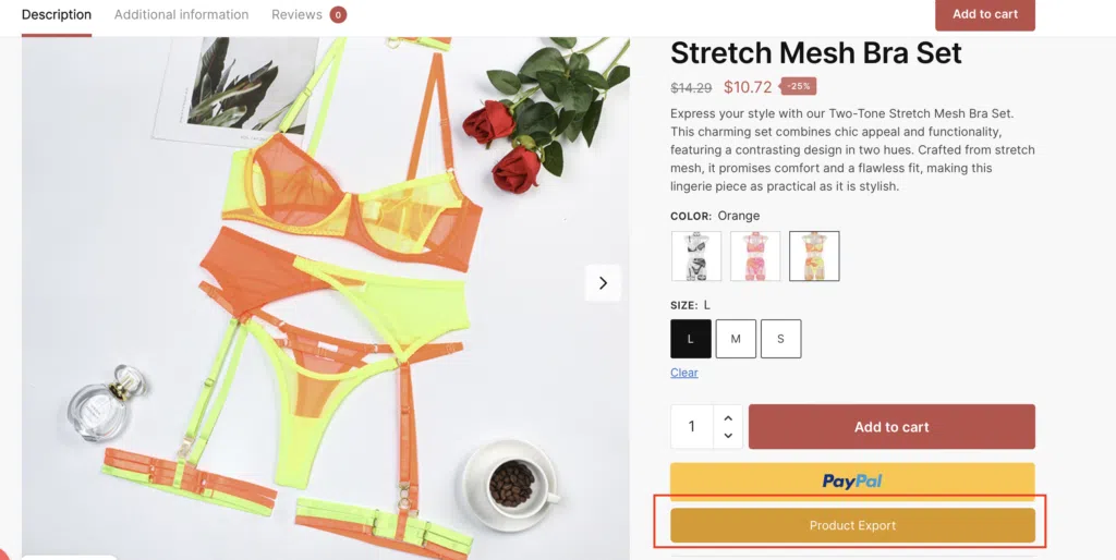 Hur använder man vårt Shopify-synkroniseringssystem? export av produktdetaljsidor