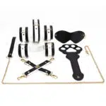 Black Wholesale Frisky Bedroom Restraint Kit With Cat Claw Paddle