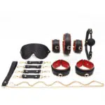 Black Wholesale Professional Bondage Equipment with Metal Zipper Frame
