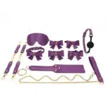 Purppura tukku yksivärinen Bondage Gear keulakoristeella