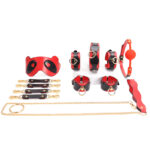 Kit de contenção de quarto Frisky por atacado vermelho com venda de urso