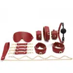 Red Wholesale Professional Bondage Equipment with Metal Zipper Frame