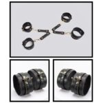 Grossist 50 Shades Bondage Travel Kit med färgglada sömnadsdetaljer