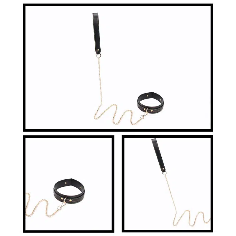 Wholesale 50 Shades Bondage Travel Kit with Colorful Stitching leash details Tukkumyynti 50 Shades Bondage -matkapakkaus värikkäillä tikkauksilla hihnassa