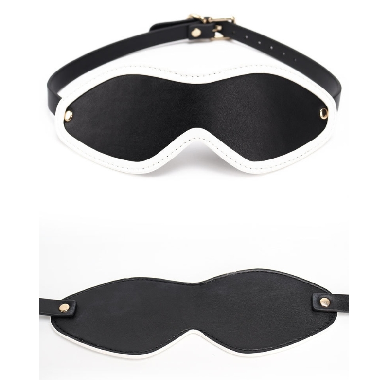 Wholesale Bondage Restraint Kit in Black and Red with Device Equipment blindfold details show Bondage Restraint Kit i grossistledet i svart och rött med utrustning för ögonbindel