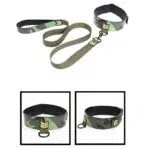 Wholesale Camouflage Bondage Equipment for Army Cosplay collar details