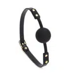 Kit inicial Dominatrix por atacado com detalhes em borboleta em mordaça de couro Kit inicial Dominatrix por atacado com detalhes em borboleta em mordaça de couro