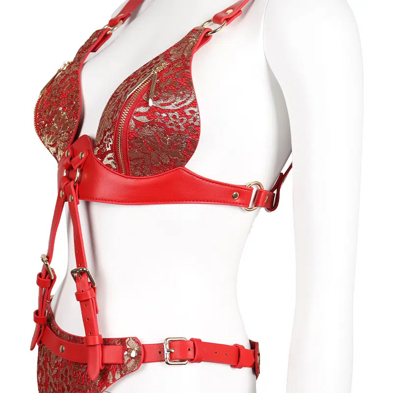 Wholesale Kinky Party Wear Leather Bondage Lingerie side show Venta al por mayor Kinky Party Wear Leather Bondage Lingerie Side Show