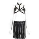 Partihandel Läder Bondage Klänning för Kinky Party Outfit Partihandel Läder Bondage Klänning för Kinky Party Outfit