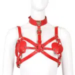 Partihandel Läder Bondage Klänning för Kinky Party Outfit BH Detaljer Partihandel Läder Bondage Klänning för Kinky Party Outfit BH Detaljer