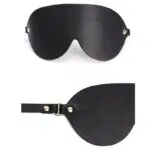 Wholesale Professional Bondage Equipment with Metal Zipper Frame blindfole details